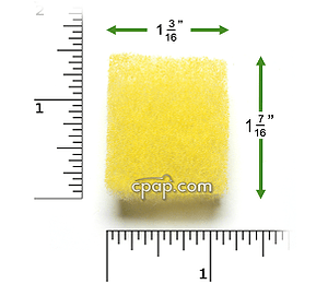 Zzz Pap CPAP Machine Disposable Filters rulers