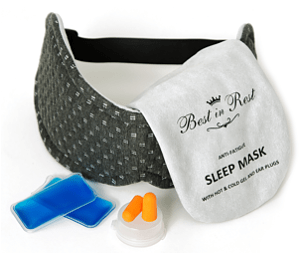 Best in Rest Luxury Memory Foam Anti-Fatigue Sleep Mask