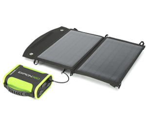 flat solar panel w battery