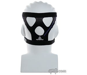 respironics comfort classic headgear on head